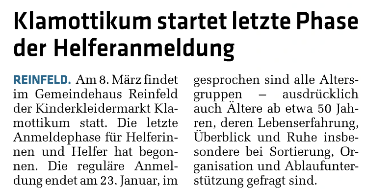 MARKT Bad Oldesloe vom 17.01.26